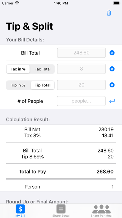 How to cancel & delete Tip-Calc from iphone & ipad 2