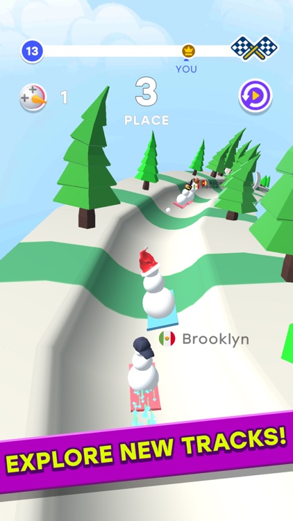 Snowman Race 3D PRO