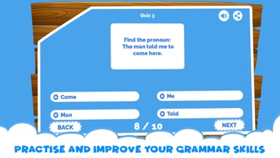 English Grammar Pronouns Quiz screenshot 3