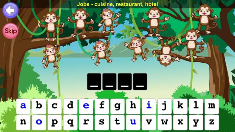 Monkey Word Guess Lite