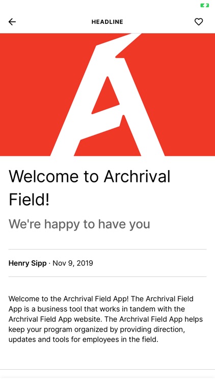 Archrival Field App