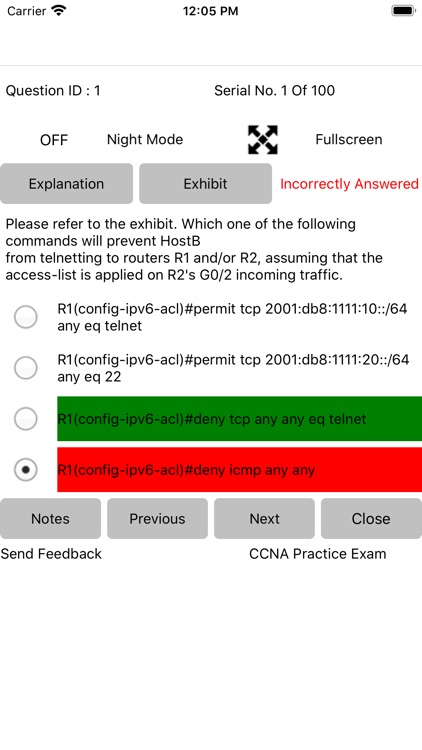 Exam Sim For CCNA 200-301 screenshot-8