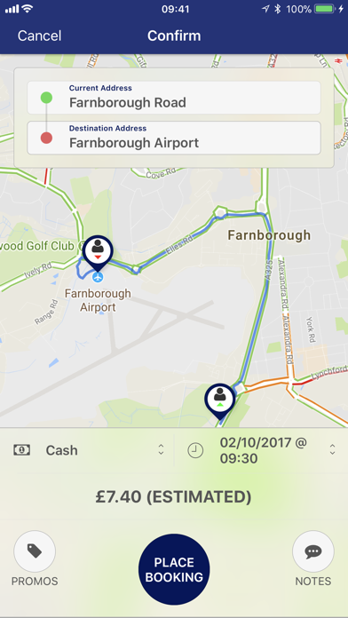 How to cancel & delete Farnborough Taxis from iphone & ipad 3