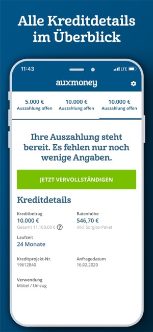 Auxmoney Video Ident Im App Store
