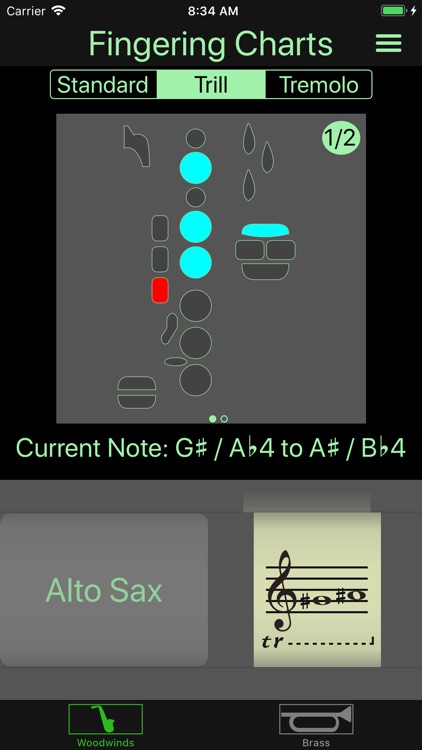 Instrument Fingering Charts screenshot-3