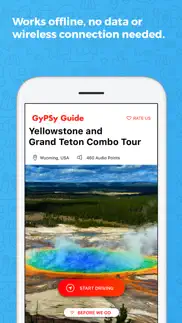 yellowstone grand teton gypsy iphone screenshot 3