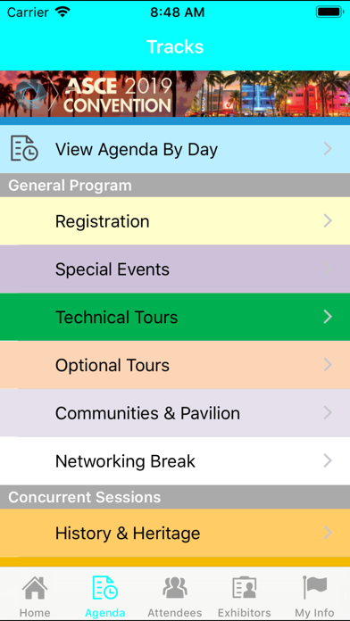 ASCE Events screenshot 2