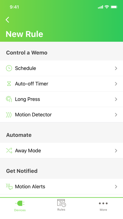 Wemo screenshot 3