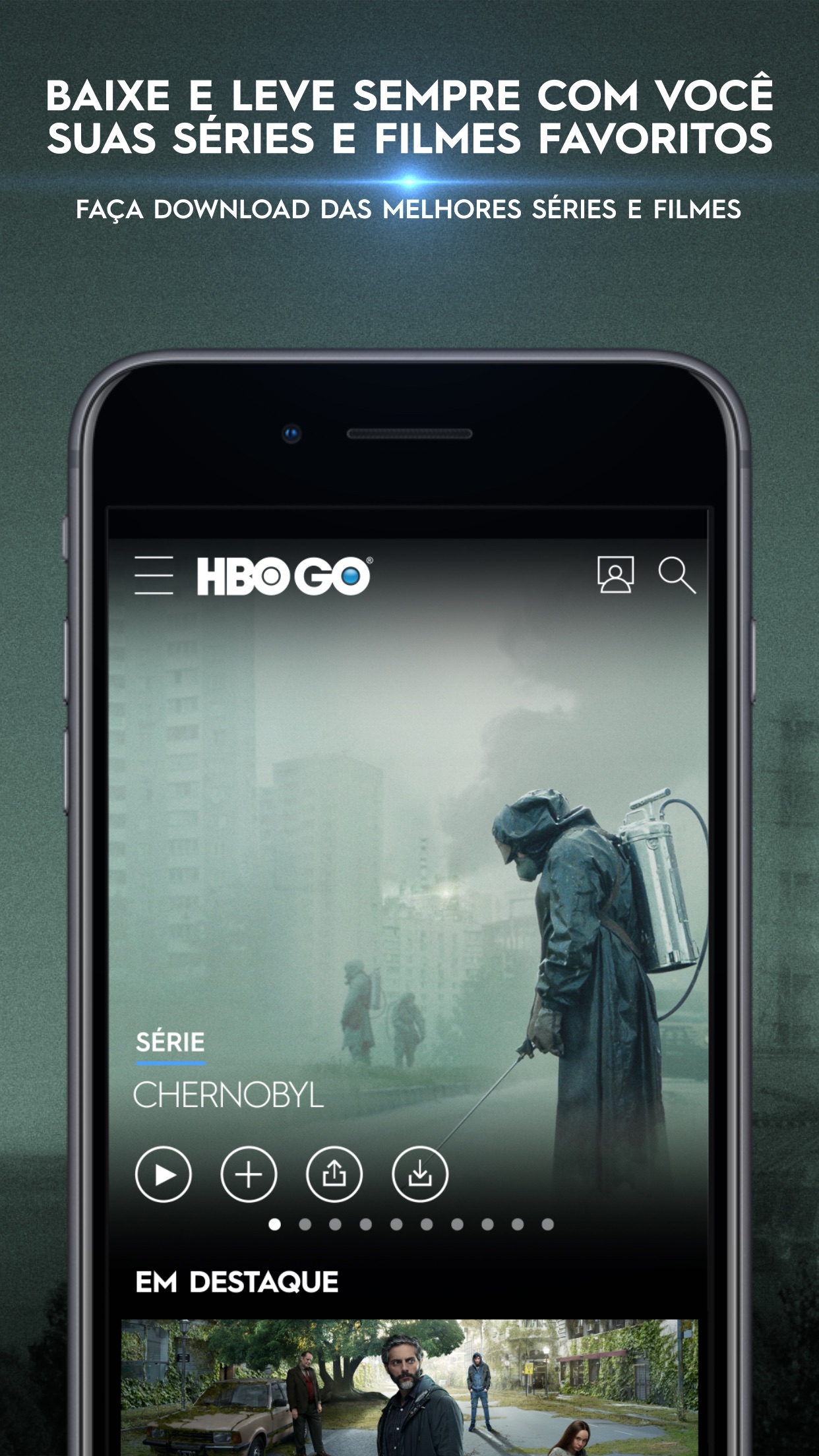 Screenshot do app HBO GO ®
