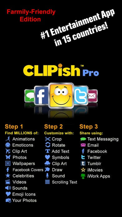 How to cancel & delete CLIPish FAMILY from iphone & ipad 1