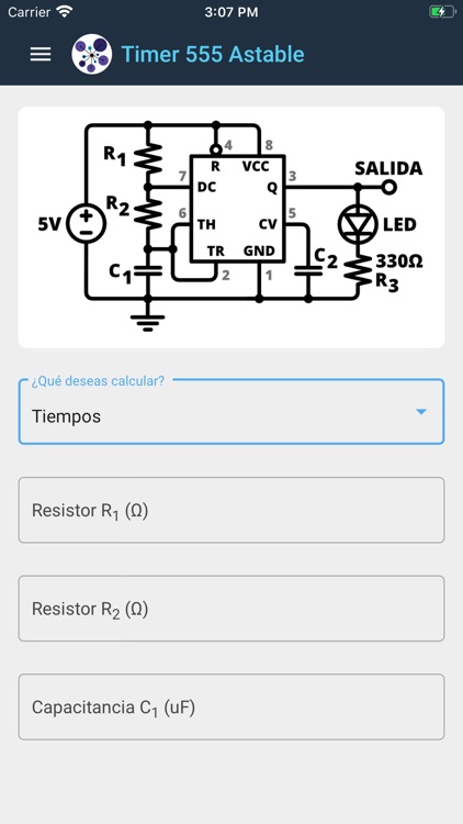 Calculadora Nodo Electrónico