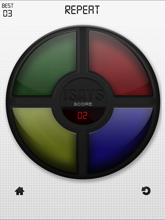 iSays Free - Simon Says Classic Color Switch Memory Game screenshot