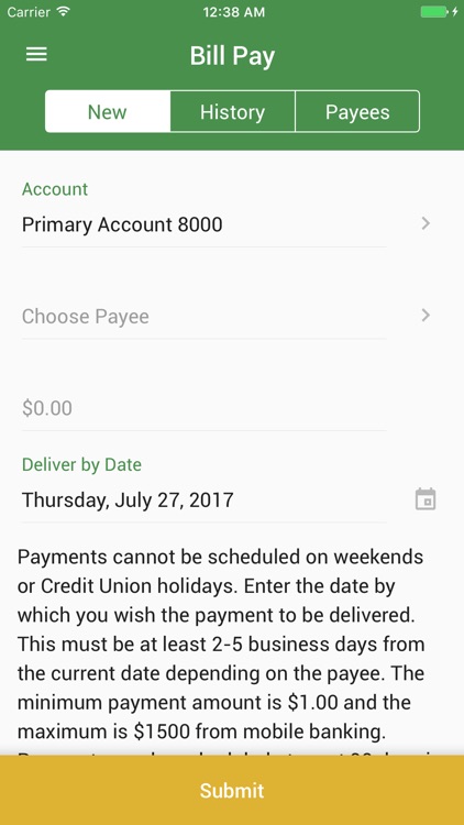 Bayer Heritage FCU Mobile screenshot-3
