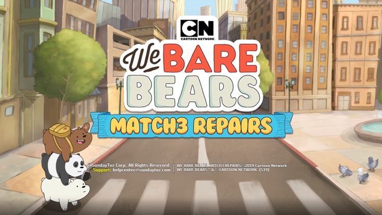 We Bare Bears Match3 Repairs screenshot-0