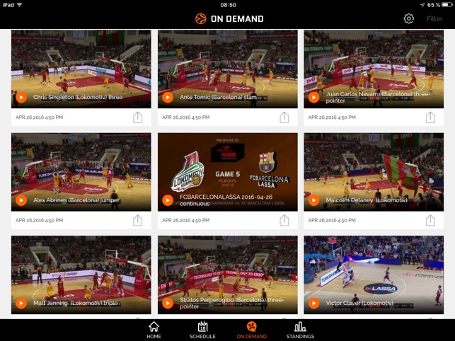 Euroleague TV for iPad(圖2)-速報App