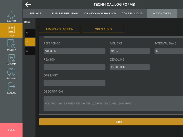 Electronic Technical Logbook