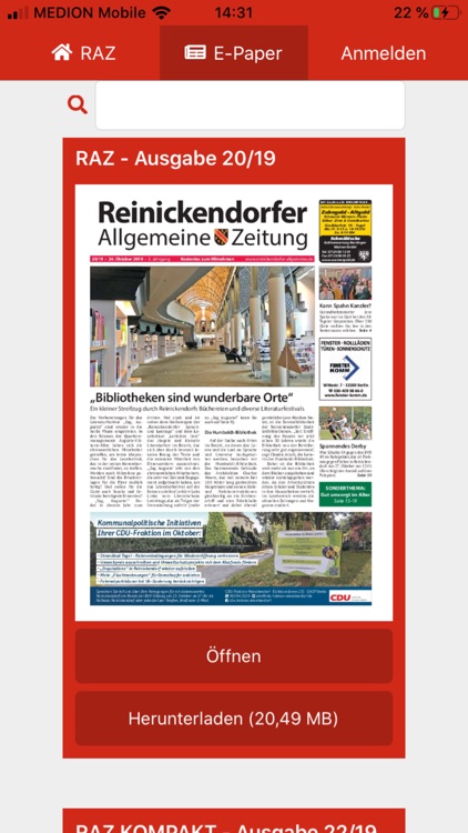 RAZ Zeitung