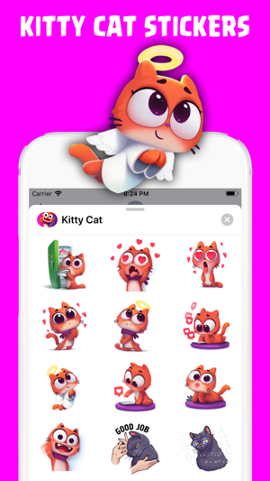 Kitty Cat Stickers(圖2)-速報App