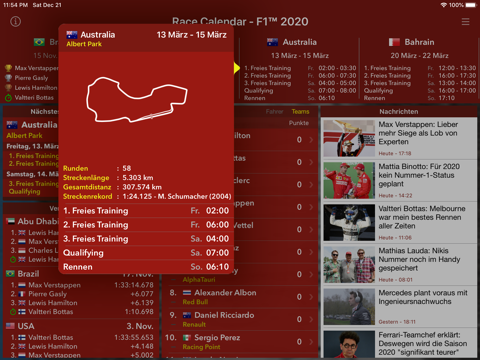 Race Calendar 2020 screenshot 3