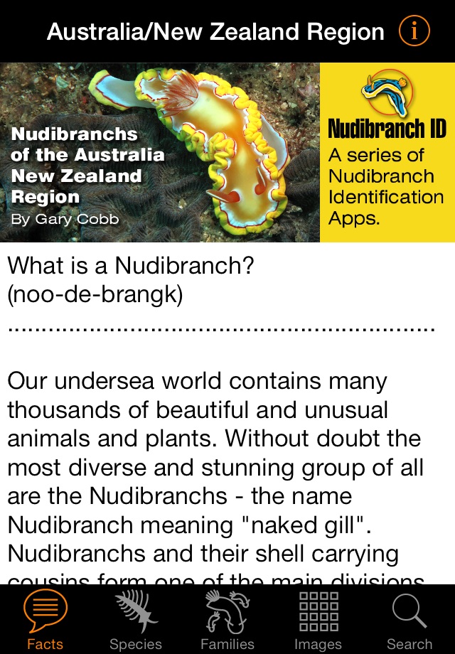 Nudibranch ID Australia NZ screenshot 2