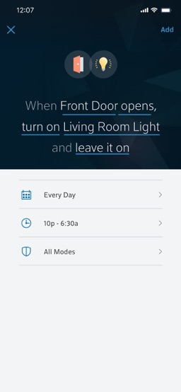 Xfinity Home app screenshot