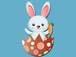 Wish your friends and family Happy Easter, Happy Festival, or just say Hi in a colorful way will never forget with these adorable easter bunny sticker pack