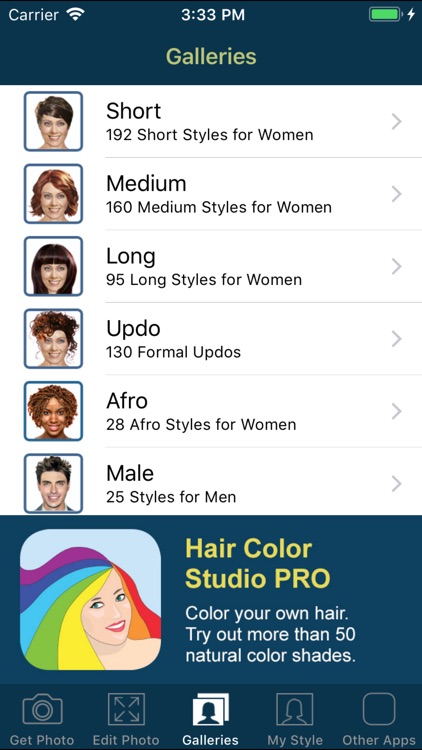 Hairstyle Try On PRO screenshot-8