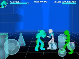 Screenshot 5 Stickman Neon Street Fighting iphone