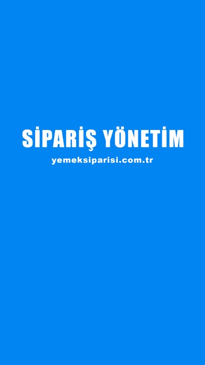 Restoran Sipariş Yönetim App