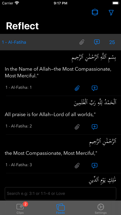 QuranReflect screenshot 2