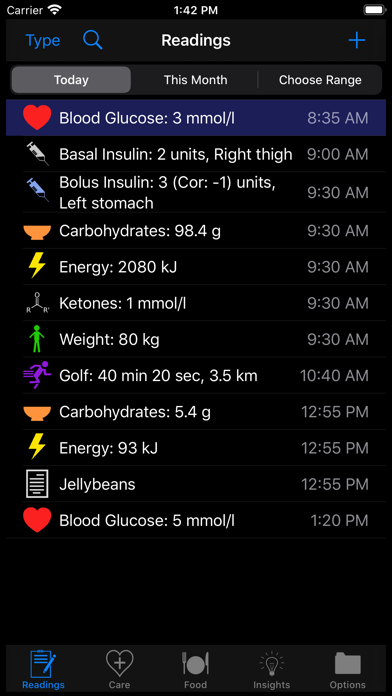 HealthGear - Diabetes screenshot 2