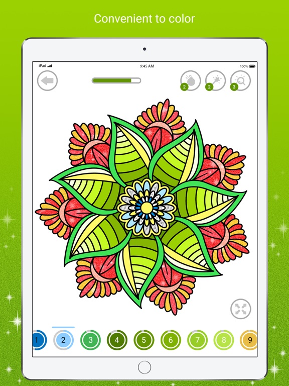 Mandala Color by Number screenshot 3