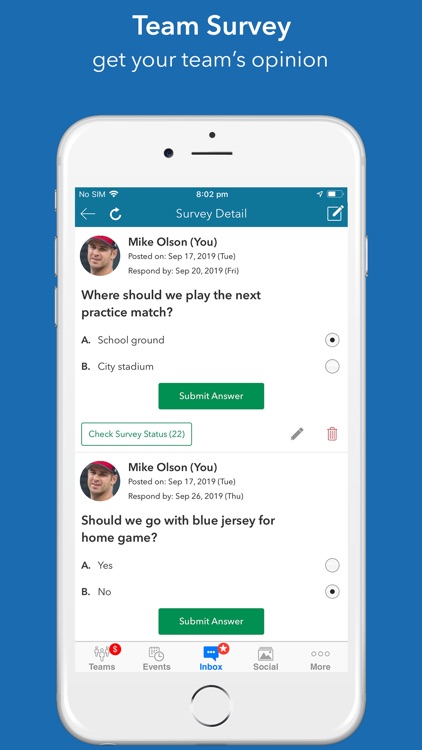 InstaTeam sports team manager screenshot-7