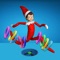 Hook Elf Game Slide to rotate the hook Fun game