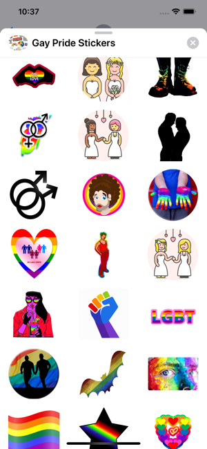 Gay Pride LGBT Rainbow Sticker(圖4)-速報App