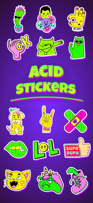 Acid Stickers: Trippy Fun(圖1)-速報App