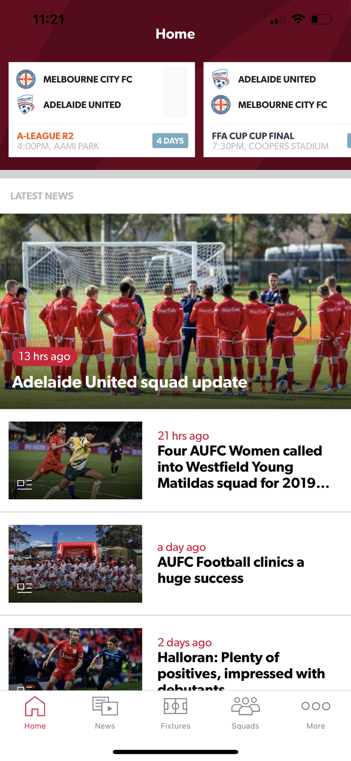Adelaide United Official App