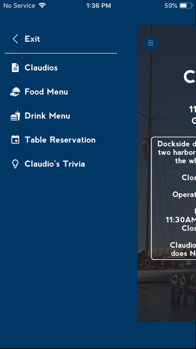 Claudio's Restaurant screenshot 2