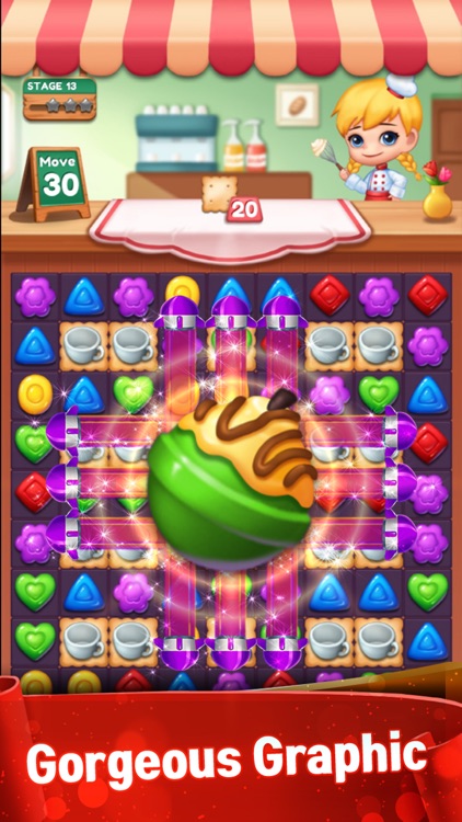 Sweet Candy POP Match 3 Puzzle screenshot-3