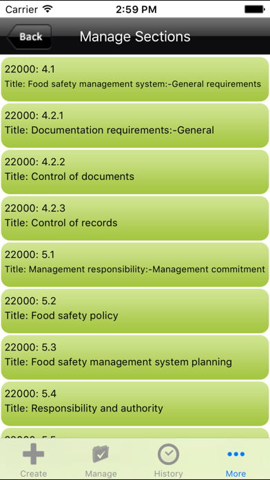 How to cancel & delete ISO 22000- Internal Food Safety Management Audit from iphone & ipad 3