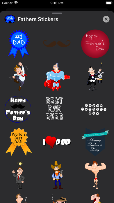 Fathers & Dads Stickers Emojis screenshot 3
