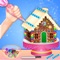 Cook Gingerbread Cream House is a sweet dish cooking game