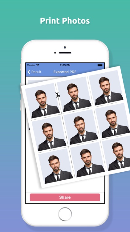 Passport Photo Crop, BG Edit screenshot-5