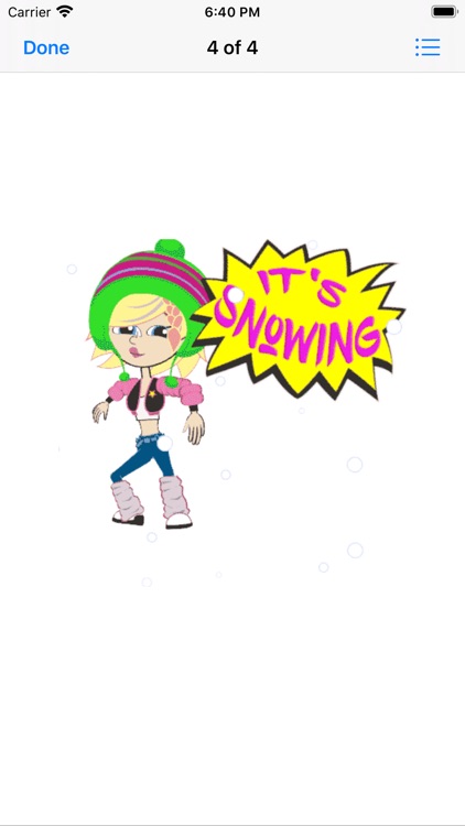 Izzy Animated Girl Stickers screenshot-3