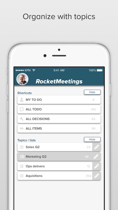 How to cancel & delete RocketMeetings from iphone & ipad 3