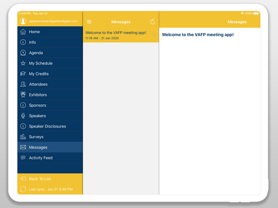 Screenshot #5 pour VAFP CME Events