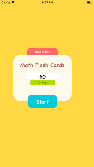 Math Flash Cards - Addition screenshot 3