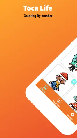 Game screenshot Toca Life Coloring by Number mod apk