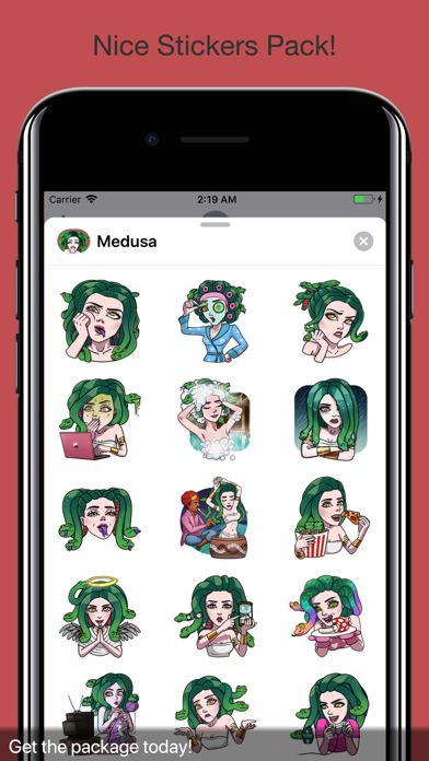 Medusa Stickers screenshot 3