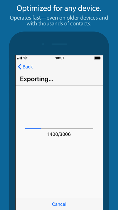 Exporter for Contacts Screenshot 5